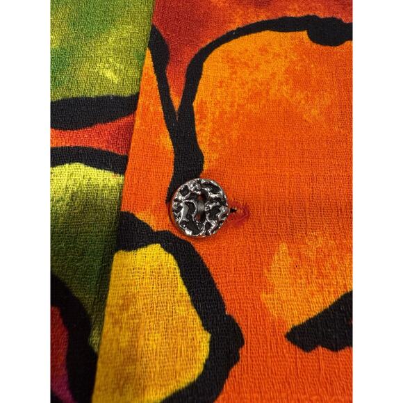 Mo Bettah Vintage Floral Hawaiian‎ Button Up Shirt medium - Picture 5 of 7